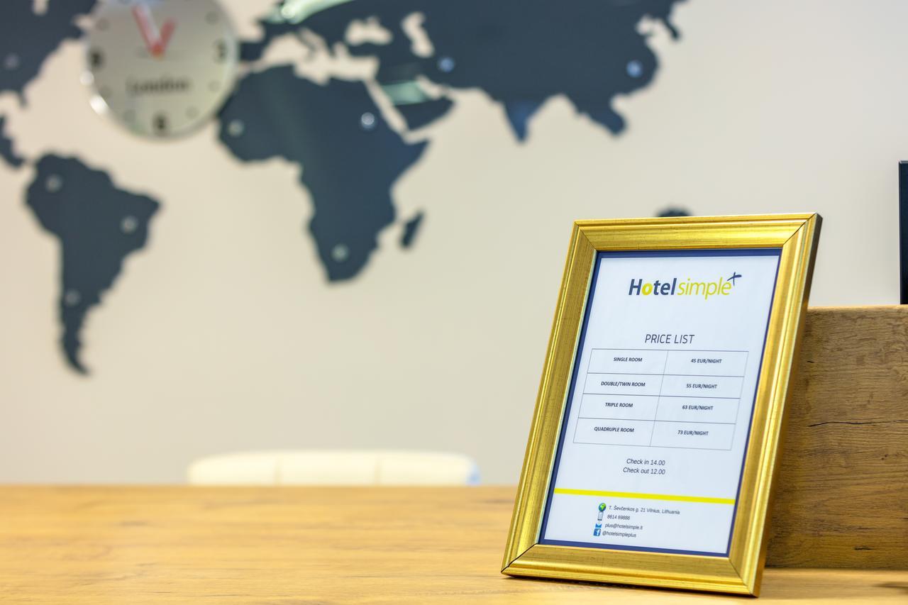 Hotel Simple Plus Βίλνιους Εξωτερικό φωτογραφία